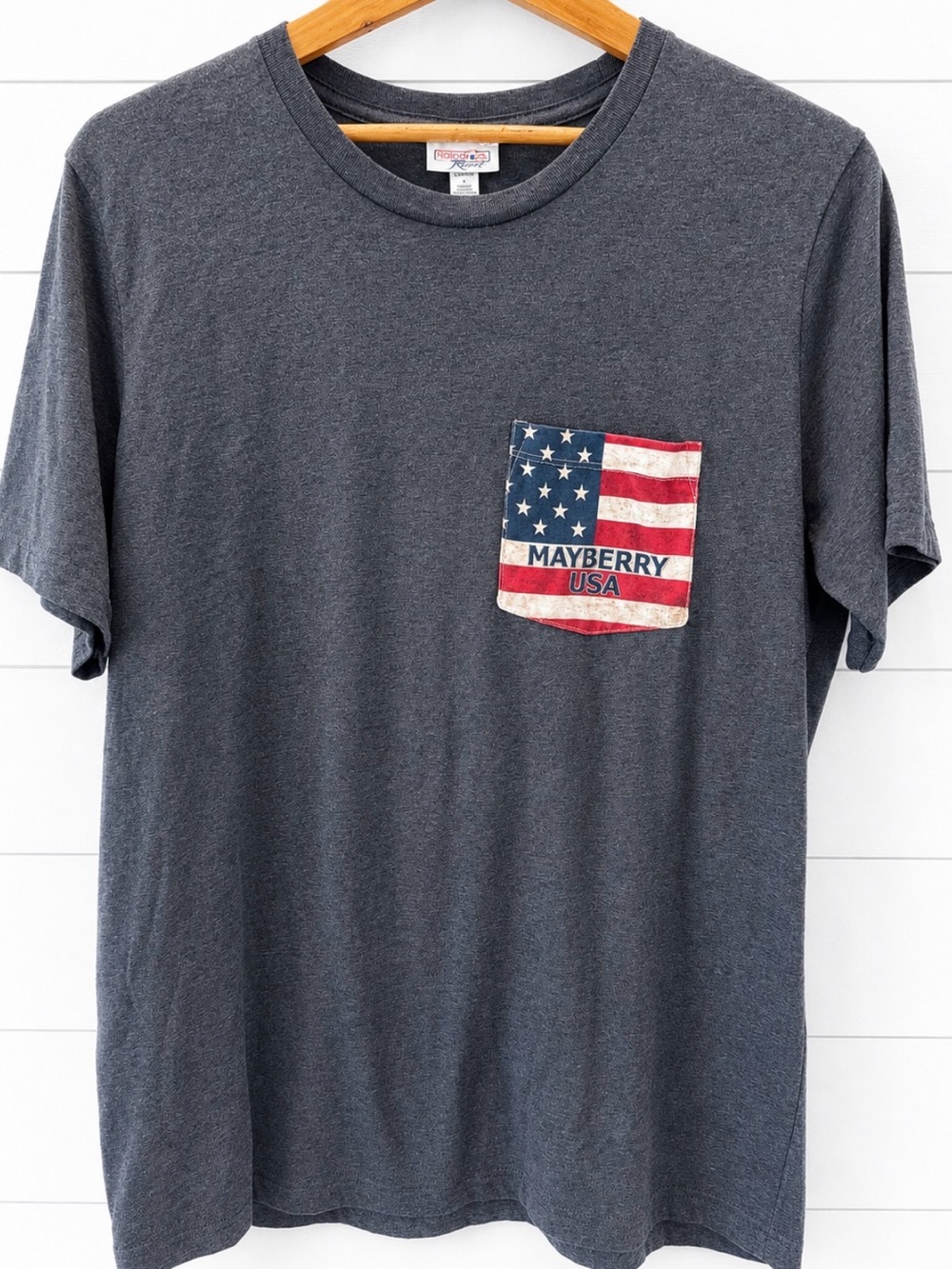 Charcoal Short-Sleeve Pocket Tee
